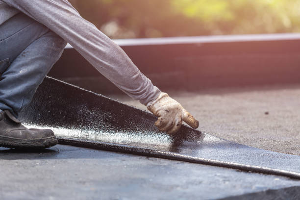 Professional Crawl Space Encapsulation technician working in Conesville, OH